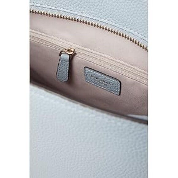 #95 NWT - Kate Spade New Core Pebble Pebbled Leather Large Hobo Bag Ocean Beach - Picture 4 of 4